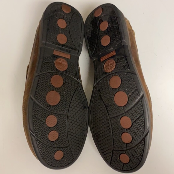 TIMBERLAND Brown Leather Loafer Classic Boat Shoes main image 8